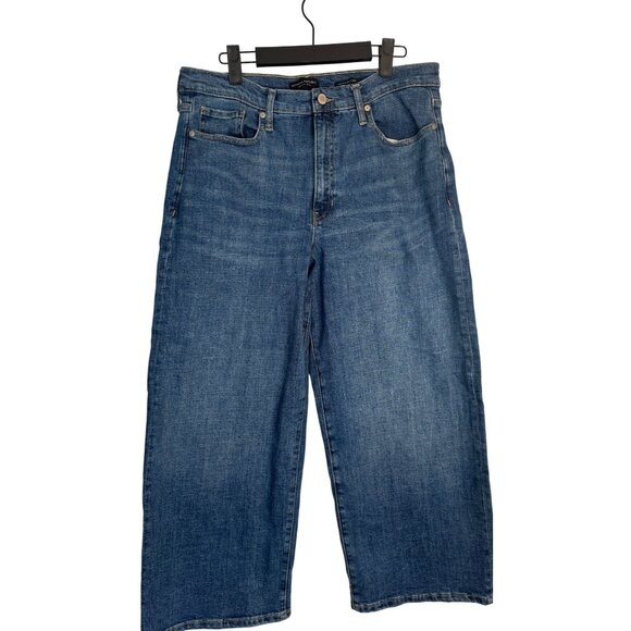 Banana Republic Denim - Banana Republic Waist 32 G Crop Premium Denim Jeans Medium Wash